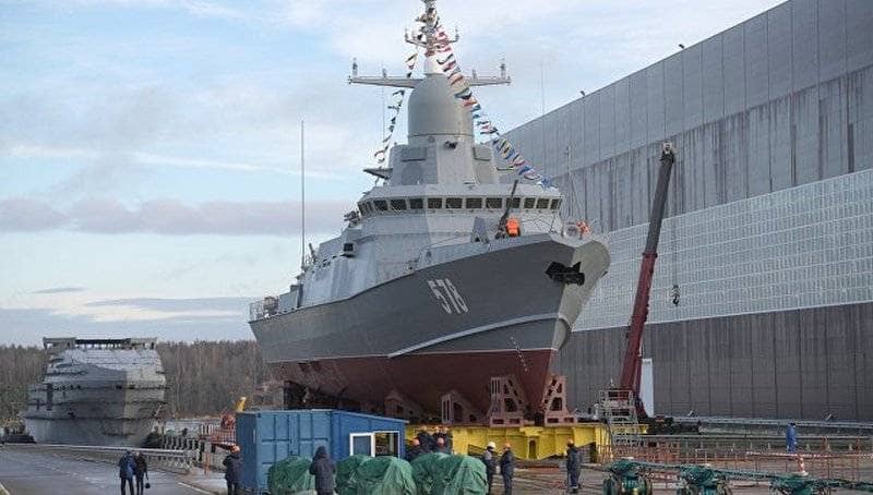 Названы сроки передачи ВМФ России МРК «Буря» проекта 22800 «Каракурт»
