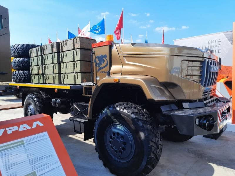 Прототип автомобиля «Урал» показали на «Армия-2022»