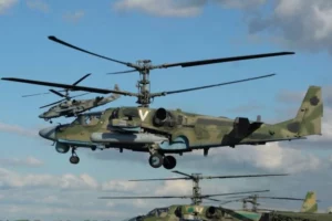 Экипажи российских вертолётов