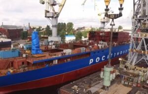 готовится спуск 3 атомного ледокола проекта 22220 «Якутия»