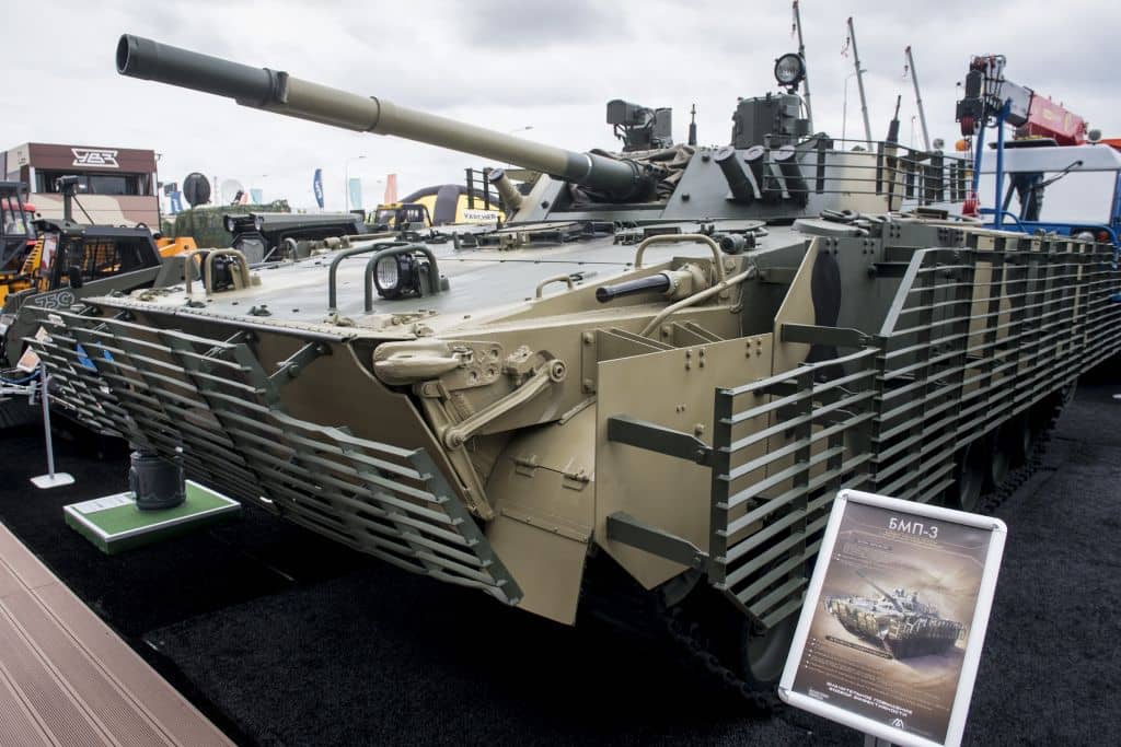 БМП-3 с модулем «Бахча-У»