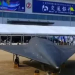 спутниковый снимок китайского сверхзвукового БПЛА