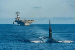Атомный авианосец ВМС США Рональд Рейган