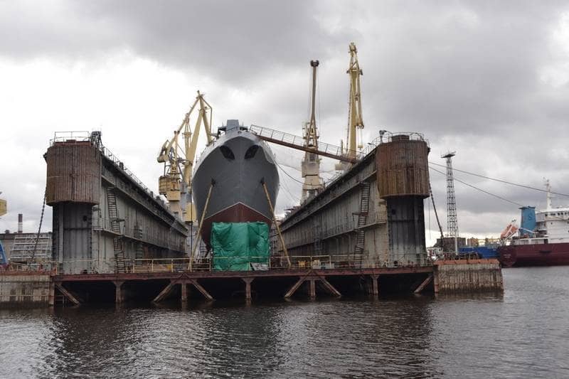 Названы сроки спуска на воду третьего серийного фрегата проекта 22350 «Адмирал Исаков»