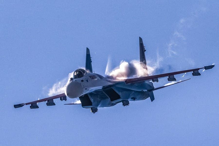 Русские витязи на самолетах Су-35С
