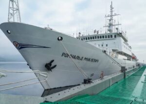 Гидрографическое судно СФ «Ромуальд Муклевич» вышло в море по планам экспедиции «Помни войну»