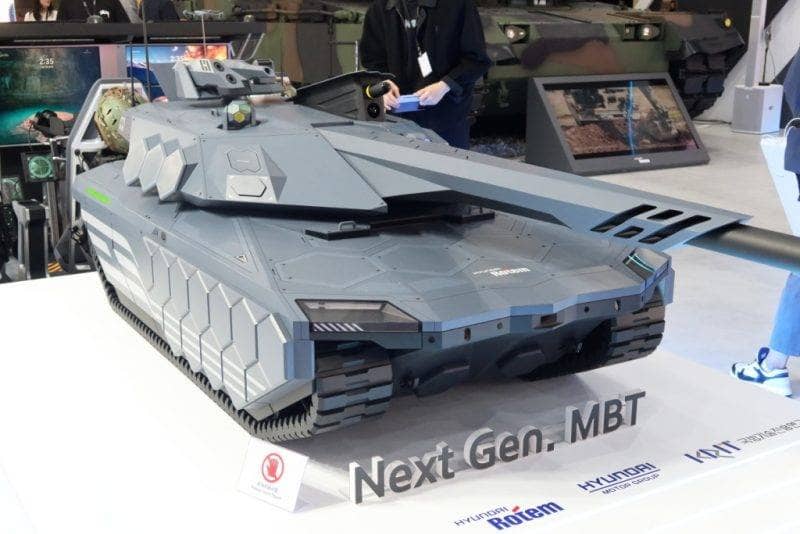 Южная Корея представила прототип танка NG-MBT
