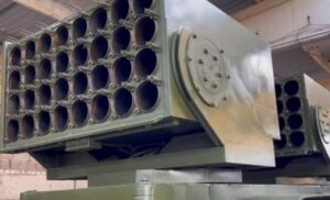 Применение РСЗО «Чебурашка» с нанесением ударов термобарическими боеприпасами
