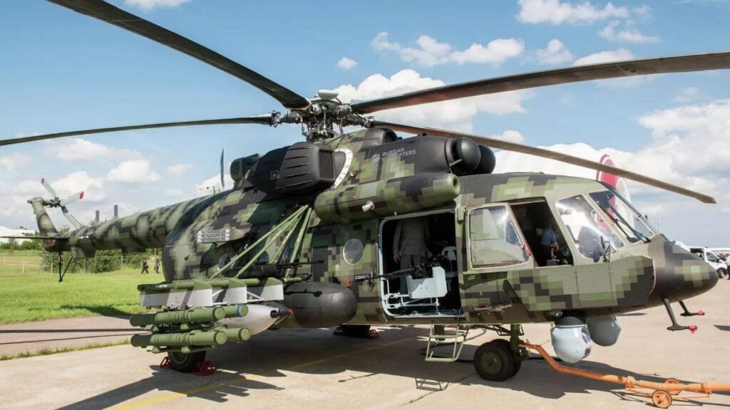 Ударно-транспортный вертолёт для спецназа Ми-8АМТШ-ВН