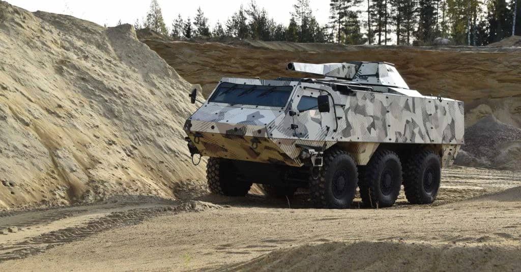 Германия и Финляндия разработают самоходный миномет CAVS NEMO 6x6
