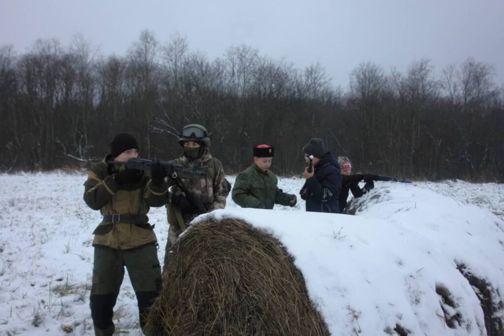 Военно-патриотическое объединение «Отчий край» из города Гатчина