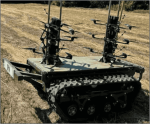 Украина: роботизированный комплекс-носитель fpv-дронов «Каракурт»