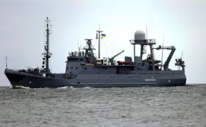 На Дунае потоплен самый современный корабль ВМС Украины