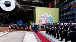 Спущена на воду новейшая тяжелая АПЛ «Хабаровск»