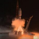 Запуск ракеты «Союз-2.1б» со спутниками «Аист-2Т» № 1 и № 2