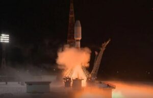Запуск ракеты «Союз-2.1б» со спутниками «Аист-2Т» № 1 и № 2