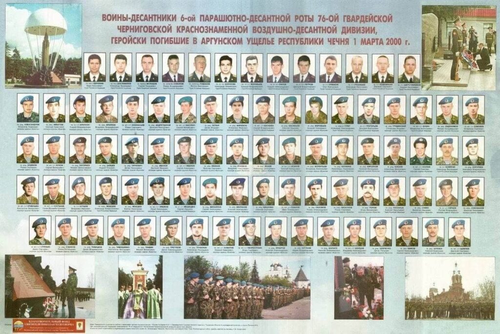 День памяти воинов-десантников 6-й парашютно-десантной роты
