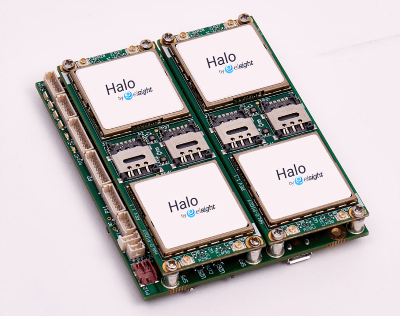 Плата модуля Halo OEM с компонентами