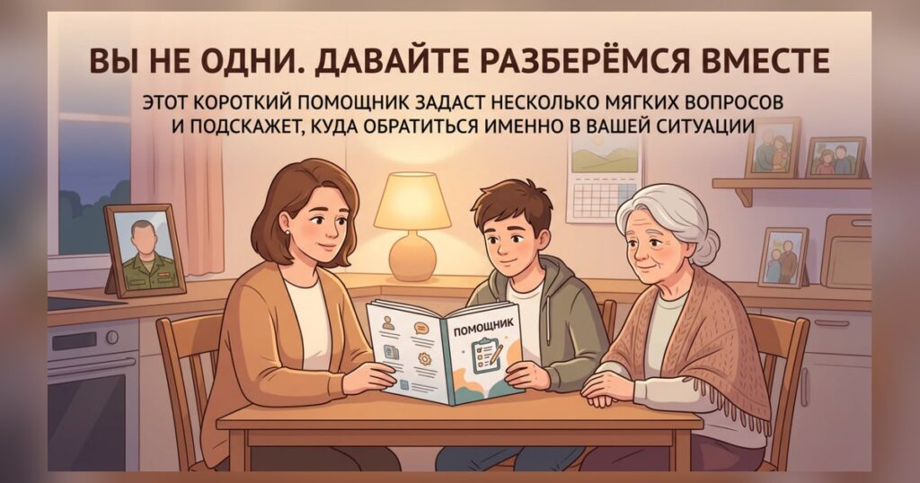 Куда обратиться родственникам участника СВО – онлайн-помощник за 1 минуту