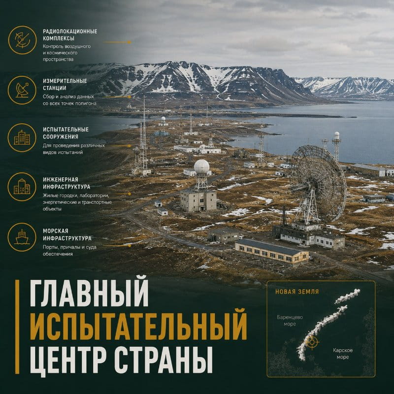 О создании Центрального полигона на Новой Земле
