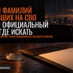 Списки фамилий пропавших на СВО
